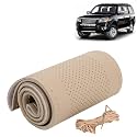 KINGSWAY PU Leatherite Car Steering Cover Sewable