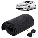 KINGSWAY PU Leatherite Car Steering Cover Sewable