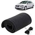 KINGSWAY PU Leatherite Car Steering Cover Sewable