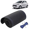 KINGSWAY PU Leatherite Car Steering Cover Sewable