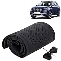 KINGSWAY PU Leatherite Car Steering Cover Sewable