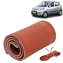 KINGSWAY PU Leatherite Car Steering Cover Sewable