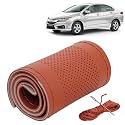 KINGSWAY PU Leatherite Car Steering Cover Sewable