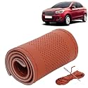 KINGSWAY PU Leatherite Car Steering Cover Sewable