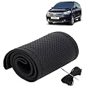 KINGSWAY PU Leatherite Car Steering Cover Sewable
