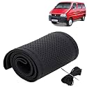 KINGSWAY PU Leatherite Car Steering Cover Sewable