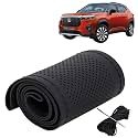 KINGSWAY PU Leatherite Car Steering Cover Sewable