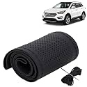 KINGSWAY PU Leatherite Car Steering Cover Sewable