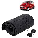 KINGSWAY PU Leatherite Car Steering Cover Sewable