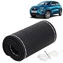 KINGSWAY PU Leatherite Car Steering Cover Sewable