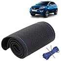 KINGSWAY PU Leatherite Car Steering Cover Sewable