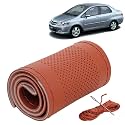 KINGSWAY PU Leatherite Car Steering Cover Sewable