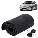 KINGSWAY PU Leatherite Car Steering Cover Sewable