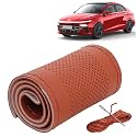 KINGSWAY PU Leatherite Car Steering Cover Sewable