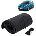 KINGSWAY PU Leatherite Car Steering Cover Sewable