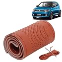 KINGSWAY PU Leatherite Car Steering Cover Sewable