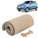 KINGSWAY PU Leatherite Car Steering Cover Sewable