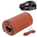 KINGSWAY PU Leatherite Car Steering Cover Sewable