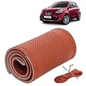 KINGSWAY PU Leatherite Car Steering Cover Sewable
