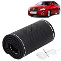 KINGSWAY PU Leatherite Car Steering Cover Sewable