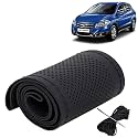 KINGSWAY PU Leatherite Car Steering Cover Sewable