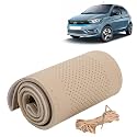 KINGSWAY PU Leatherite Car Steering Cover Sewable
