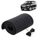 KINGSWAY PU Leatherite Car Steering Cover Sewable
