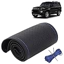 KINGSWAY PU Leatherite Car Steering Cover Sewable