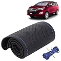 KINGSWAY PU Leatherite Car Steering Cover Sewable