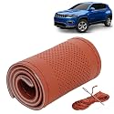 KINGSWAY PU Leatherite Car Steering Cover Sewable
