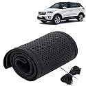 KINGSWAY PU Leatherite Car Steering Cover Sewable