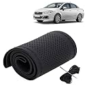 KINGSWAY PU Leatherite Car Steering Cover Sewable
