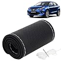 KINGSWAY PU Leatherite Car Steering Cover Sewable