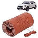 KINGSWAY PU Leatherite Car Steering Cover Sewable