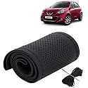 KINGSWAY PU Leatherite Car Steering Cover Sewable