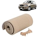 KINGSWAY PU Leatherite Car Steering Cover Sewable