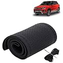 KINGSWAY PU Leatherite Car Steering Cover Sewable