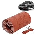 KINGSWAY PU Leatherite Car Steering Cover Sewable