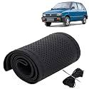 KINGSWAY PU Leatherite Car Steering Cover Sewable