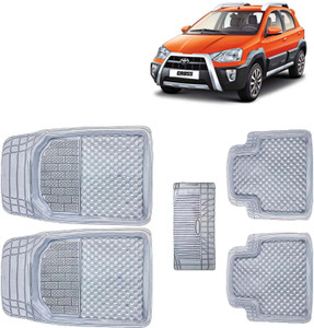 kingsway pvc tray mat for  toyota etios cross clear