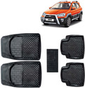 Kingsway PVC Tray Mat For  Toyota Etios Cross (Black)