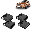 KINGSWAY® Tata Shadow Light Compatible with Zest (Year 2014 to 2019), IR LED Projector Ghost Lamp Ambient Light, Car Accessories, 3D Logo of Car Brand Projected on the Ground, Pack of 4 Pcs