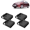 KINGSWAY® Tata Shadow Light Compatible with Zest (Year 2014 to 2019), IR LED Projector Ghost Lamp Ambient Light, Car Accessories, 3D Logo of Car Brand Projected on the Ground, Pack of 4 Pcs