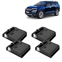 KINGSWAY® Tata Shadow Light Compatible with Zest (Year 2014 to 2019), IR LED Projector Ghost Lamp Ambient Light, Car Accessories, 3D Logo of Car Brand Projected on the Ground, Pack of 4 Pcs