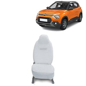kingsway venue seat cover for year 2022 onwards all model towel fabric car seat covers compatible with hyundai venue complete set car specific front  rear seat covers white color