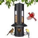 Kingsyard Squirrel Proof Hanging Bird Feeder for Outdoors