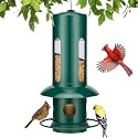 Kingsyard Squirrel Proof Hanging Bird Feeder for Outdoors