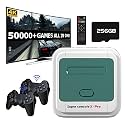 Kinhank Retro Video Game Consoles 256G, Super Console X Pro Built-in 50000+ Games,Compatible with 50+ Emulators,Gaming System for 4K TV HD/AV Output,WiFi/LAN,with Dual 2.4G Wireless Gamepads