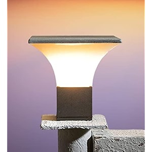 kinis modern shape pole lampgate lightoutdoor lampoutdoor lightpillar light for outdoor home tree001 shape grey and milky pack of 1 without bulb