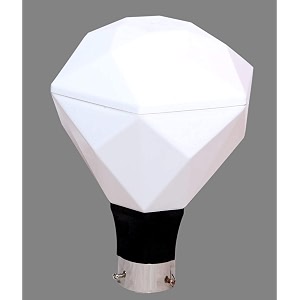 kinis modern shape pole lampoutdoor lamppillar light for outdoor home football design milky pack of 1 without bulb
